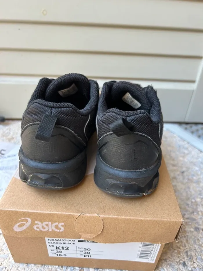 Chaussures Baskets enfant Asics Gel quantum 90 IV PS noires - photo numéro 5