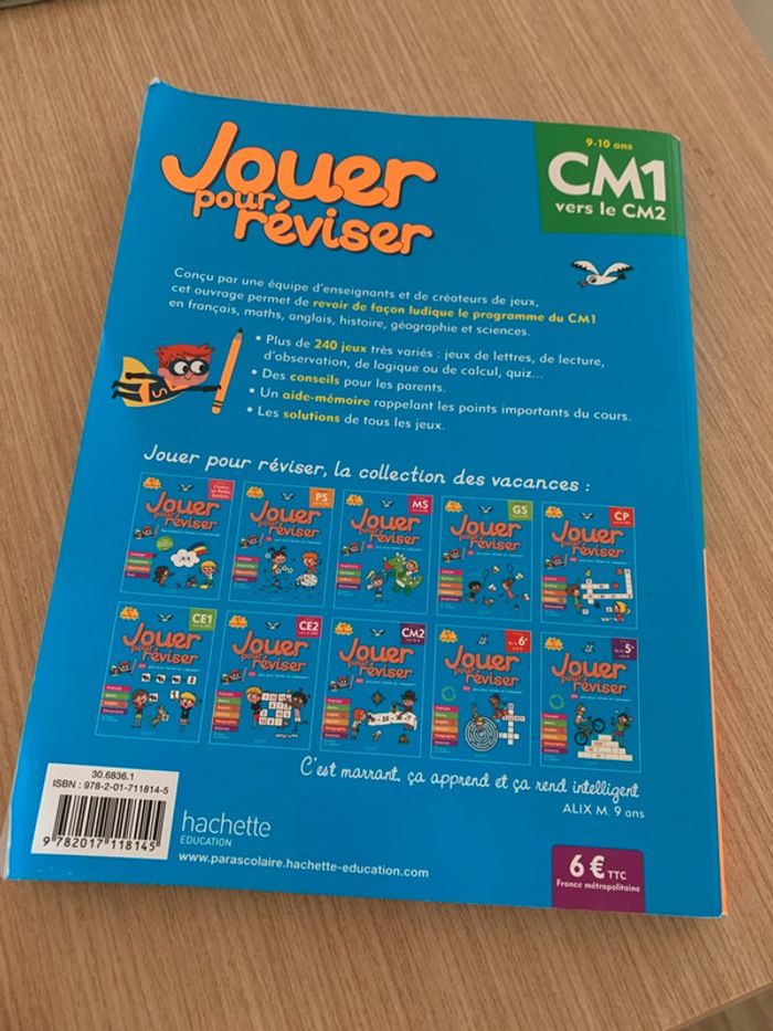 Cahier de vacances jouer pour réviser cm1 vers le cm2 - photo numéro 2
