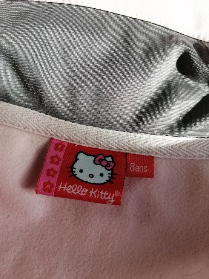 Ensemble de jogging veste rose et jogging gris / hello kitty-domyos / (8ans) - photo numéro 9