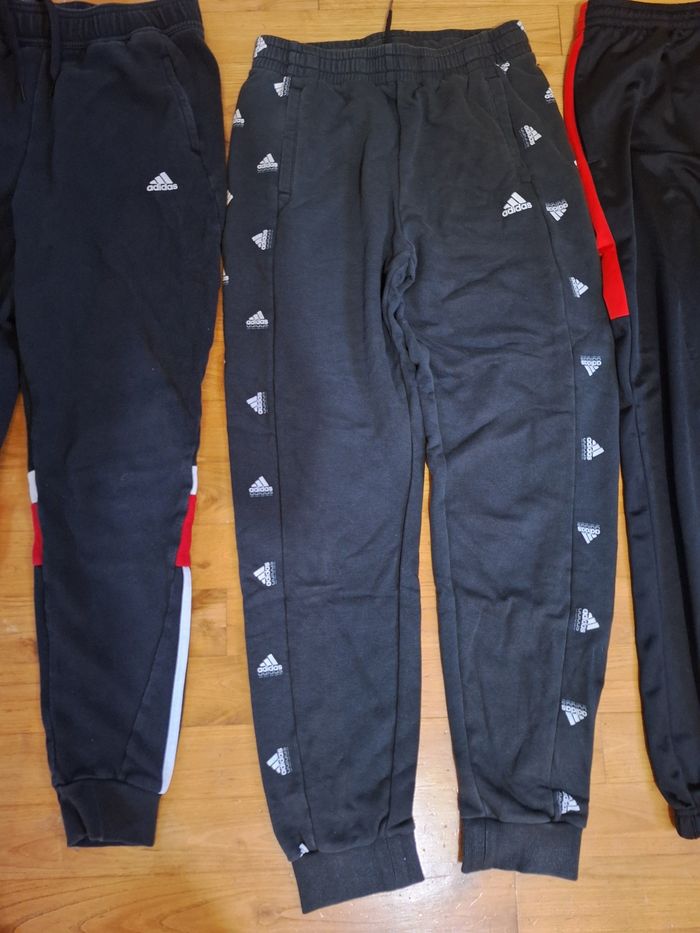 Lot 3 pantalons de jogging garçon 13.14 ans adidas taille - photo numéro 3
