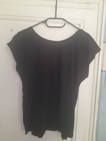 T-shirt noir, marque Promod, taille S