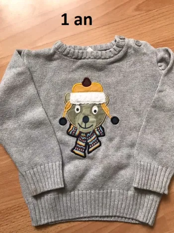 Pull ours 12 mois