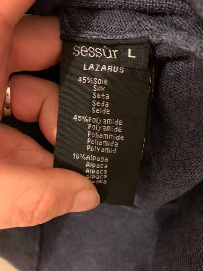Pull Sessun modèle Lazarus bleu taille L - photo numéro 4