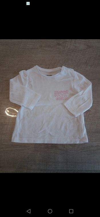 Haut manches longues 6 mois