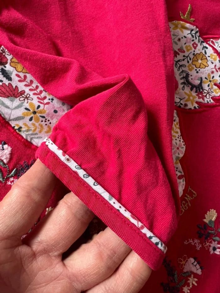 Robe de nuit sergent major 6 ans rouge - photo numéro 4