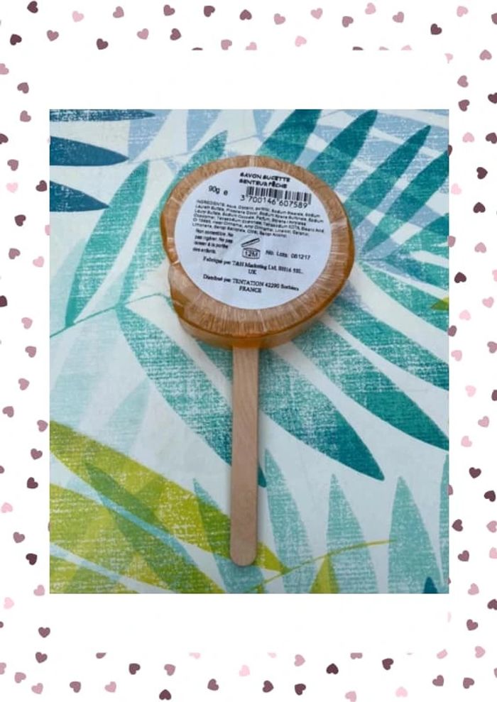 Savon sucette 🍭 senteur pêche neuf - photo numéro 2