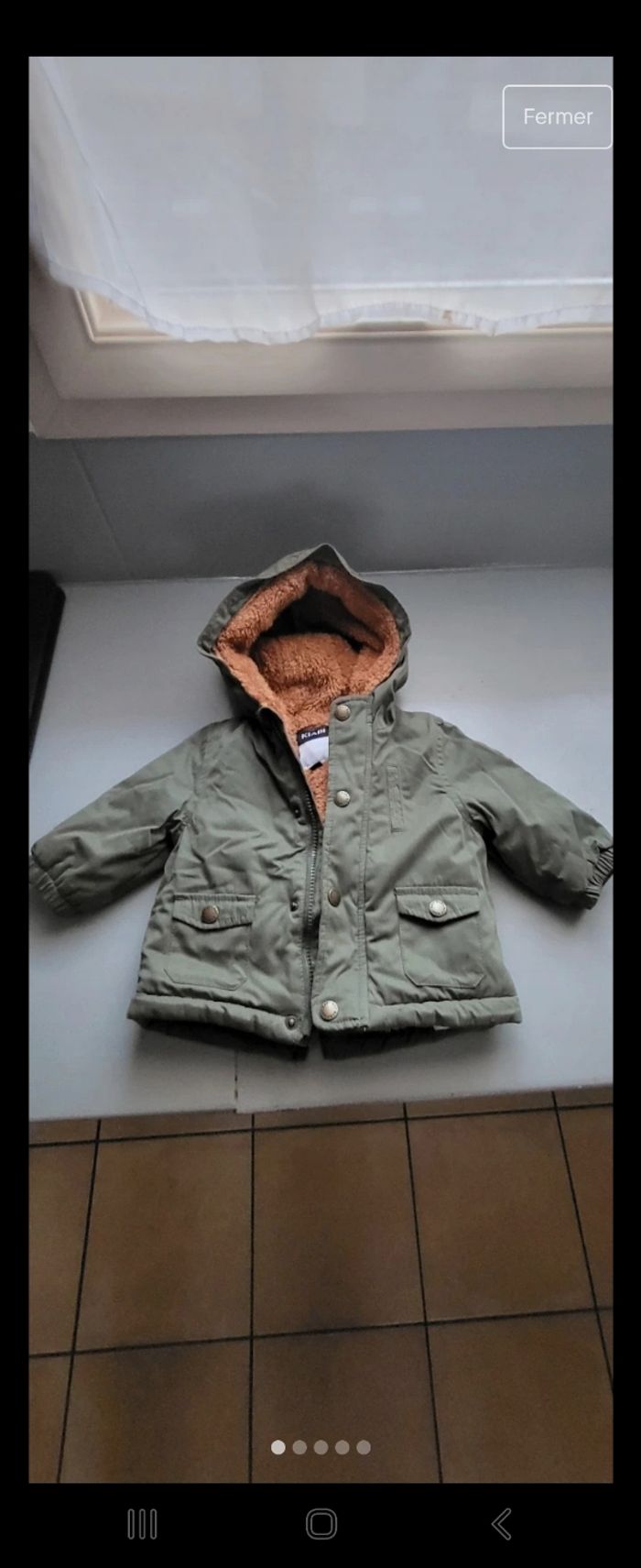 Manteau 6 mois garçon