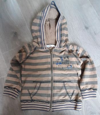 Gilet zippé kidkanai 3ans