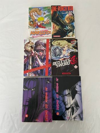 Lot 6 Mangas Shonen & Seinen