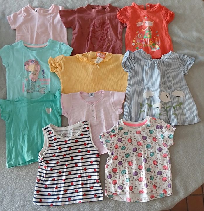 Lot tee-shirt été 6 mois