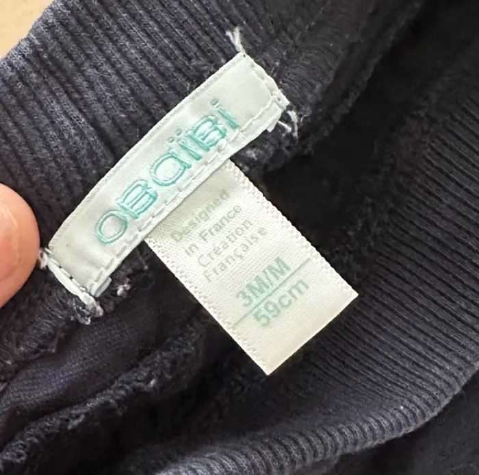 Pantalon obaibi 3 mois 59 cm - photo numéro 2