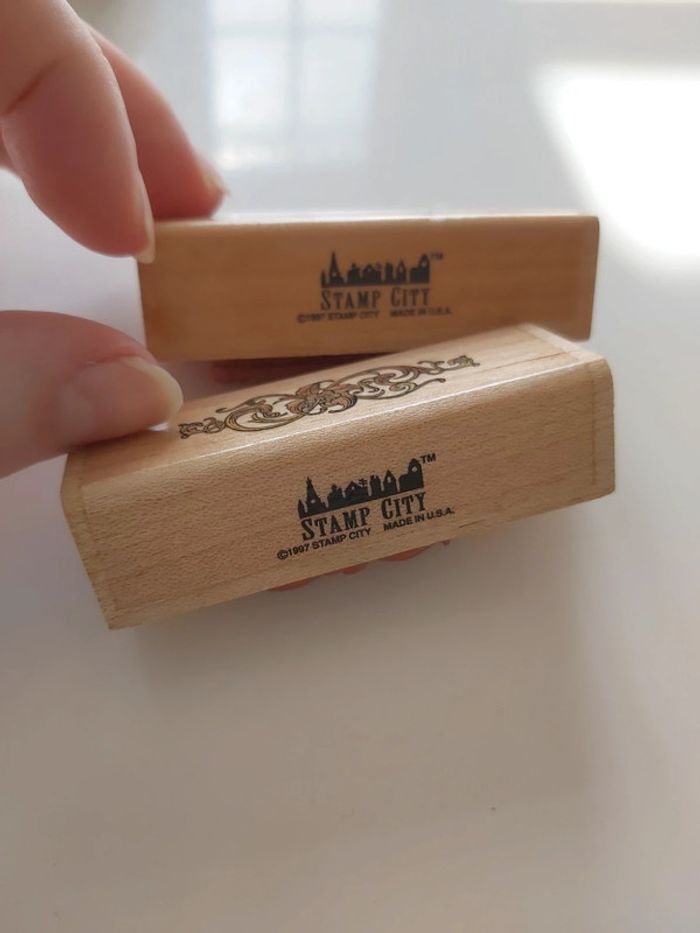 🦋 Lot 3 tampons encreurs fleurs - photo numéro 5