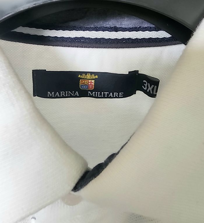 Polo homme taille 3XL. Marina Militare. TBE - photo numéro 2