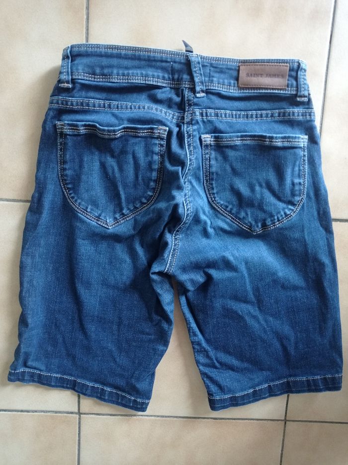 Bermuda en jean "Saint James" T. 36 - photo numéro 3