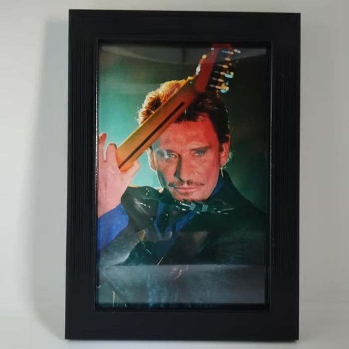 Johnny Hallyday - Cadre Photo 10x15cm - photo numéro 1