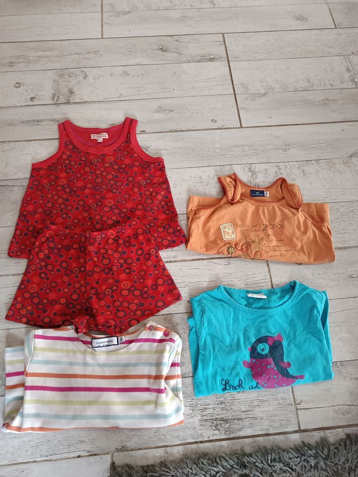 Lot vêtements filles 2 ans