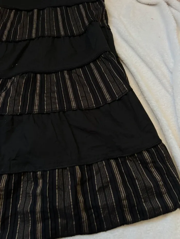 Jupe longue Bohemian Gipsy Whimsigoth Witch vintage made in France 🇫🇷 90s - Taille M - photo numéro 5