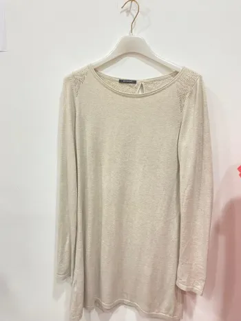 Pull long beige