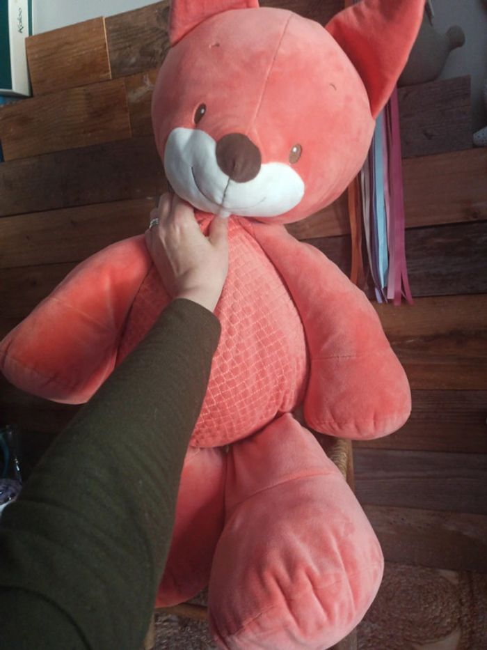 Peluche grand renard Nattou tbe - photo numéro 6