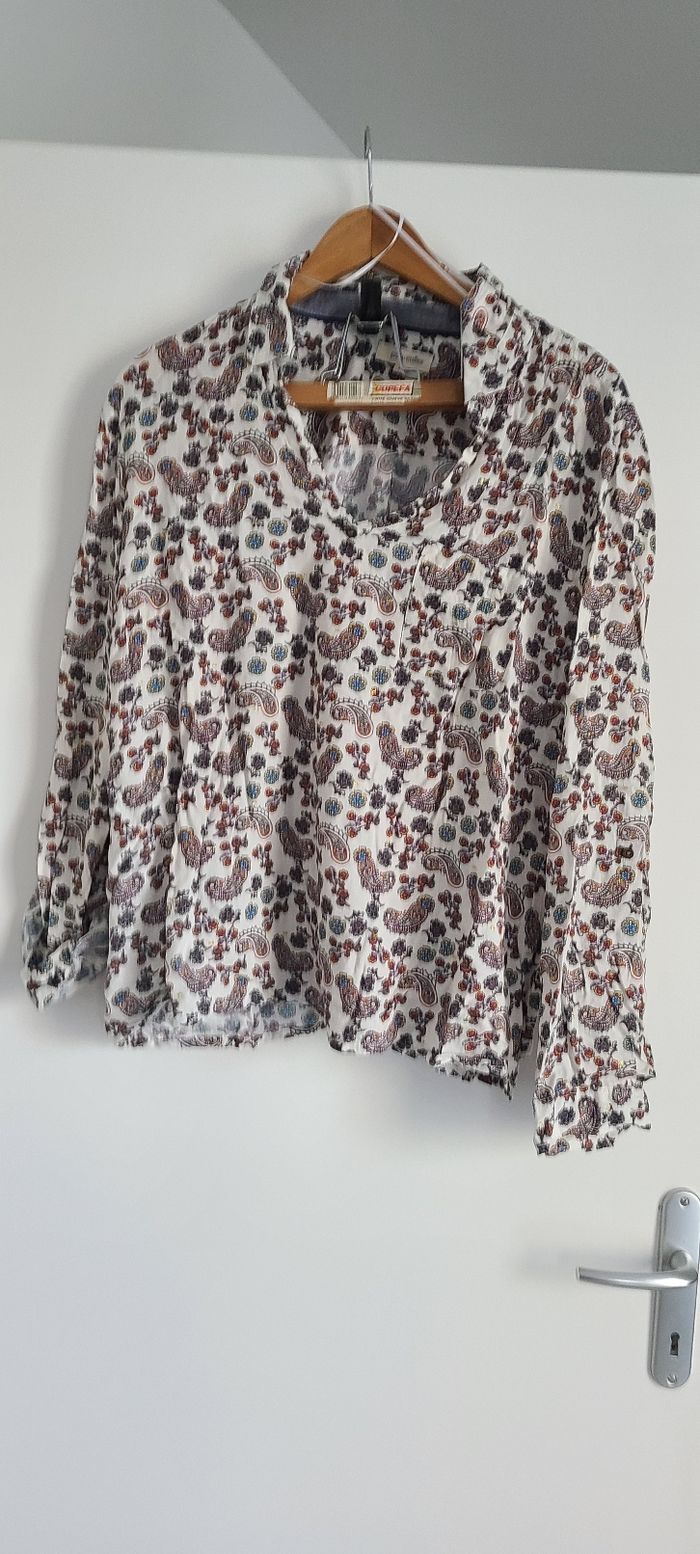 Blouse manche longue motif cachemire de chez grain de malice - photo numéro 9