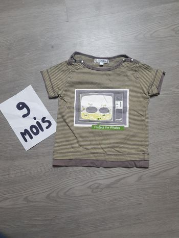 Maillot t-shirt 9mois garçon
