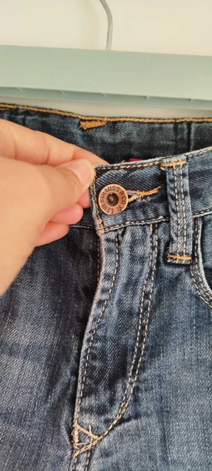 🍄 short en jean levis 6 ans - photo numéro 3