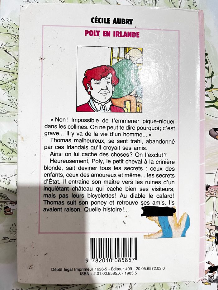 Livre ancien pour enfants : poly en Irlande, éditions 1986 - photo numéro 4