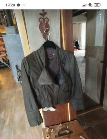 Veste en cuir