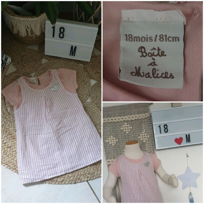 Robe boîte à malices 18 mois