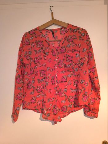 Chemisier fleuris femme