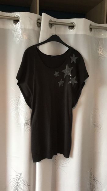 Pull long Mim marron