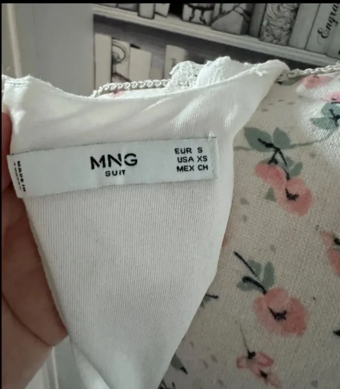 Superbe combishort blanche Mango taille S ou 36 - photo numéro 2