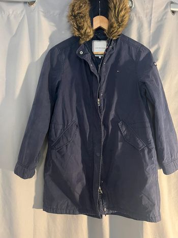 Veste longue parka tommy hilfiger
