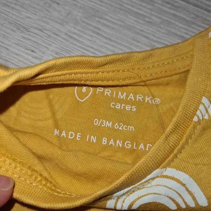 T-shirt manches courtes mixte 0-3 mois primark - photo numéro 3