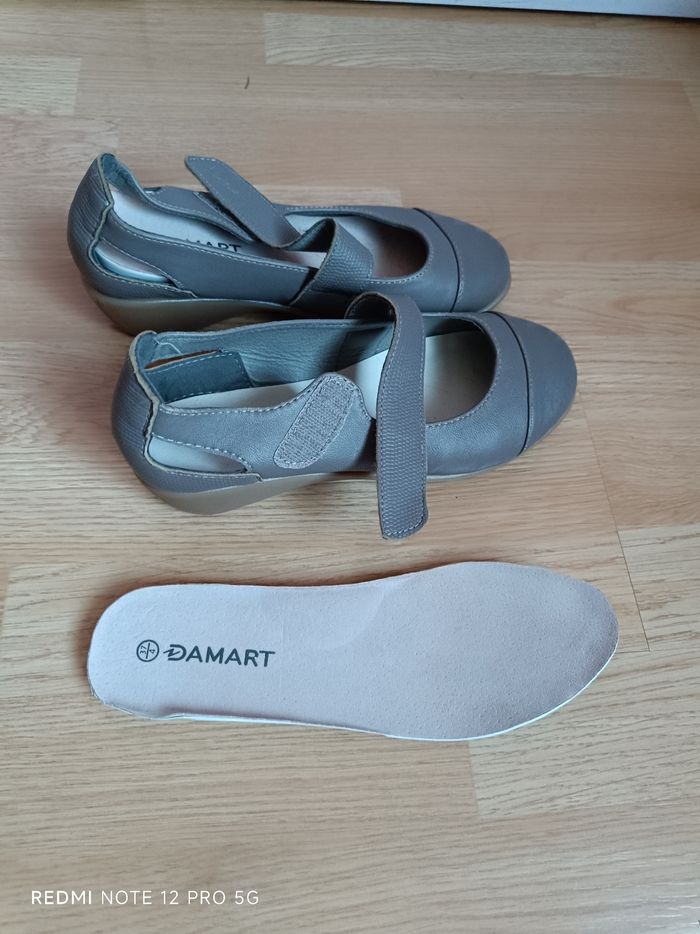 Ballerines beige/grise Damart p.37 neuves - photo numéro 10