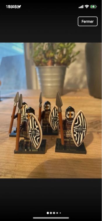 Minifigure Lot guerriers Nubiens