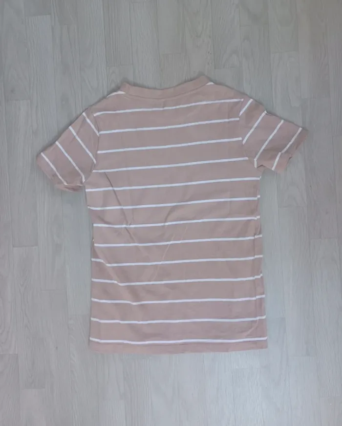 Lot de 2 T-shirt rayé primark en coton taille xs - photo numéro 6
