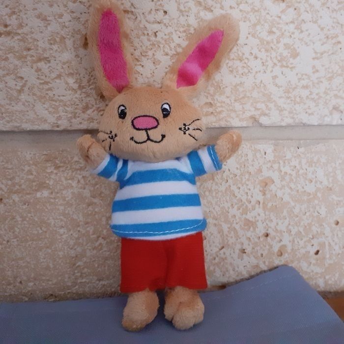 Petite peluche-doudou Corentin le Lapin - photo numéro 2