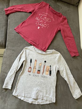 Lot 2 tee shirt beauté fille