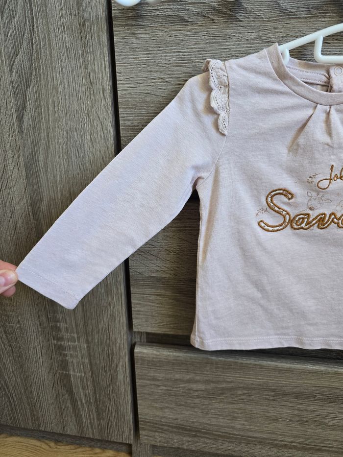 Vêtement Bébé Fille - T-shirt ML - Sergent Major - 12 mois 74 cm - photo numéro 2