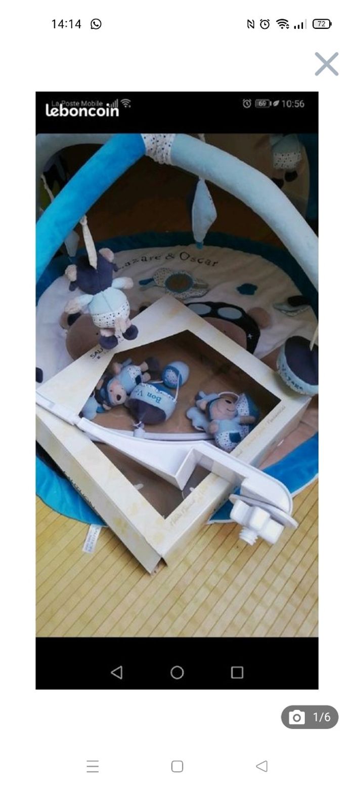 Tapis d'éveil et mobile