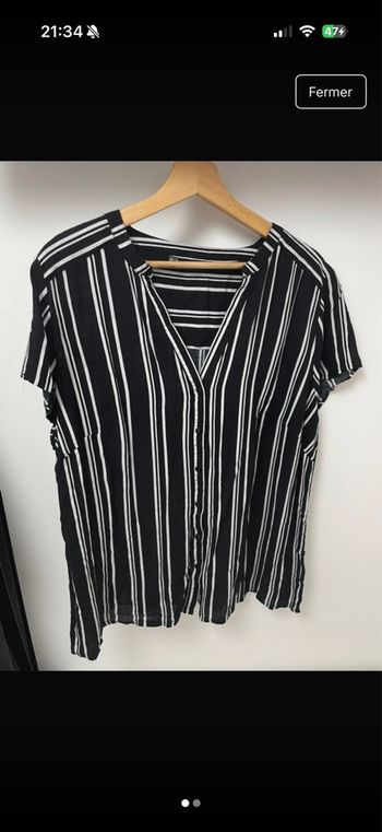 Chemisier rayé 