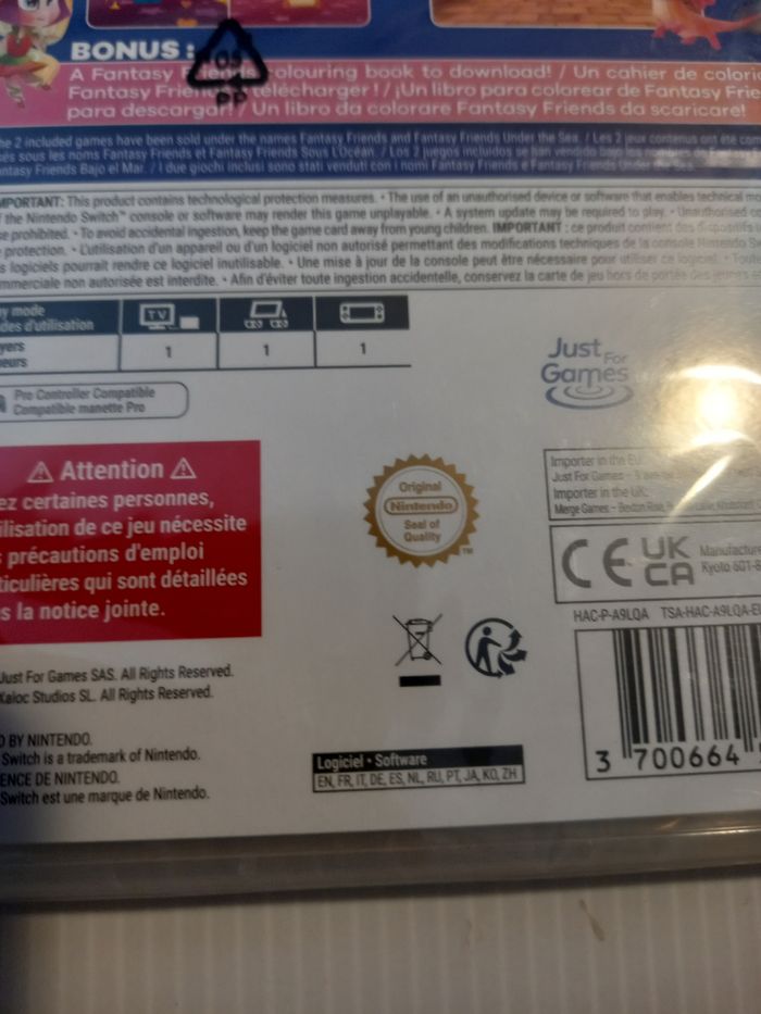 Switch fantasy friend collection - photo numéro 3