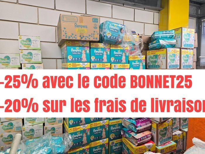 Pampers Couches et Lingettes toutes tailles neufs et jamais ouverts à partir de 15€ - photo numéro 2