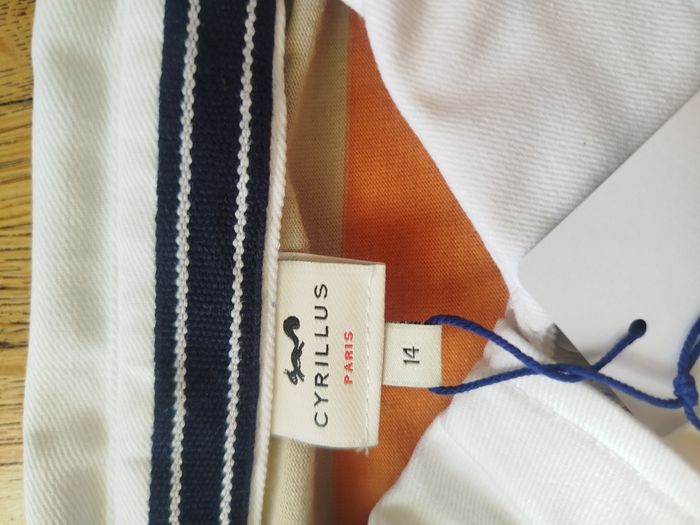 Polo manche longue pull Cyrillus garçon 14 ans neuf - photo numéro 5