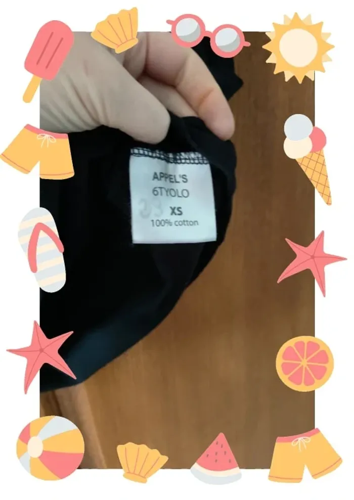 Crop top large noir 34 - photo numéro 5