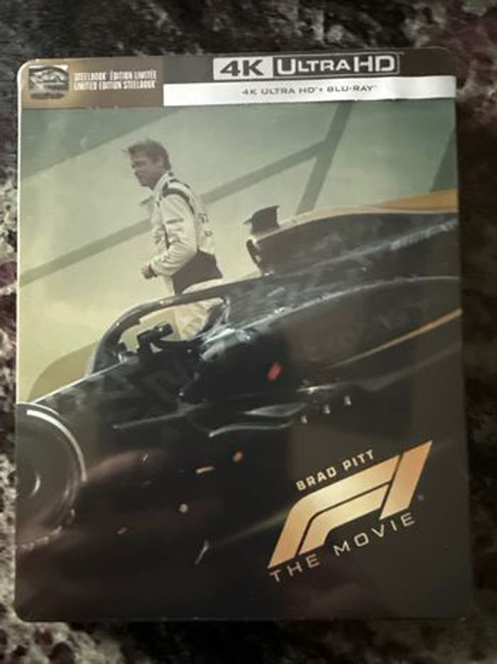 F1 le film steelbook édition française bluray 4k  rare