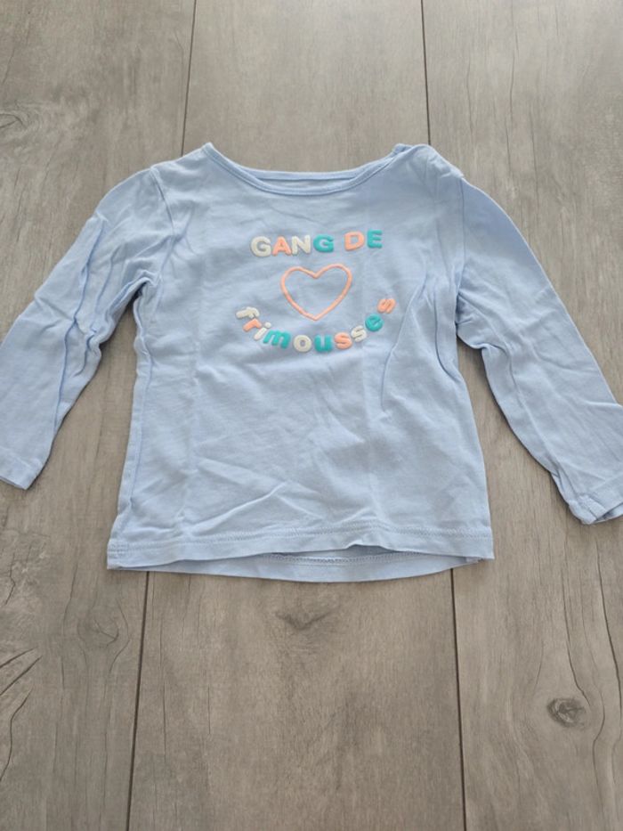Lot 3 t-shirt 12 mois gemo - photo numéro 8