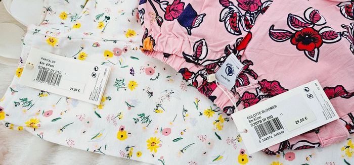 Pantalon Leggings et Bloomer 100% coton Petit Bateau Taille 6 mois - photo numéro 3