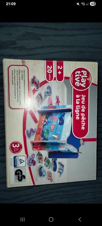 Jeu de pêche à la ligne